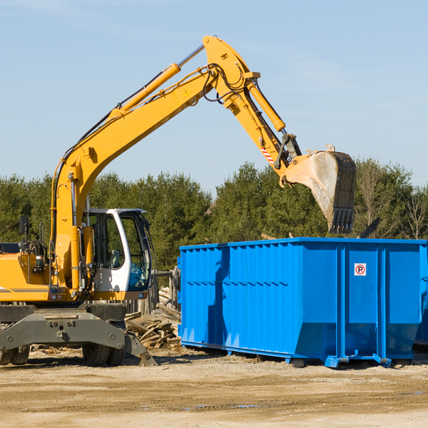 how many times can i have a residential dumpster rental emptied in Summit Michigan